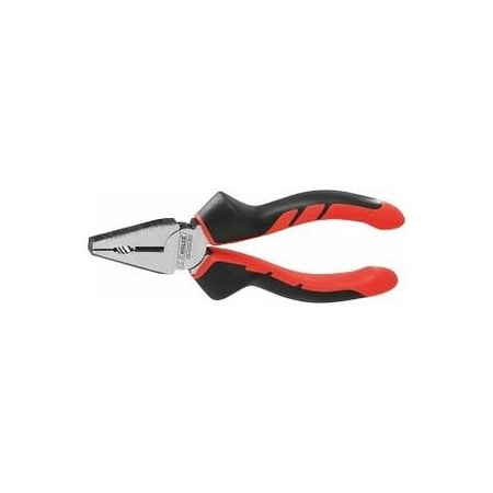 Holex Vanadium Combination Pliers with Two-Part Grips, Bright Finished, Overall Length: 160 mm 702995 160